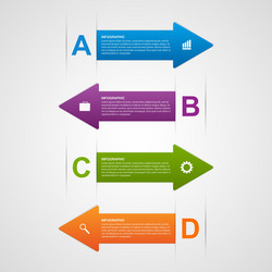 Abstract infographic design template Royalty Free Vector