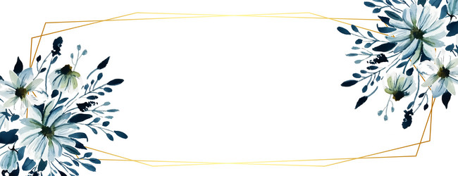 beautiful hand drawn floral wallpaper with text Vector Image