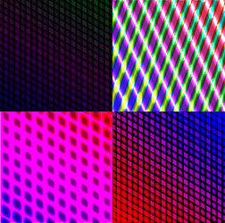 set of splash color abstract glowing background vector image