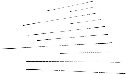 3d dynamic lines stripes element in perspective vector image