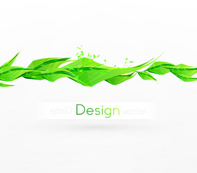 Abstract leaf design vector