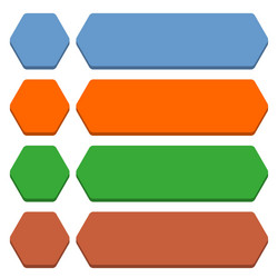 flat blank icon empty internet color button vector image