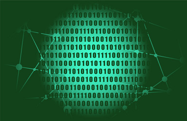 binary code backdrop vector image
