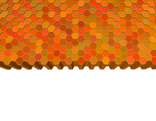 abstract hexagonal background colorful vector image