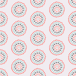 seamless pattern with concentric circles vector image