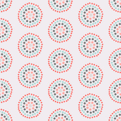 Seamless pattern with concentric circles vector