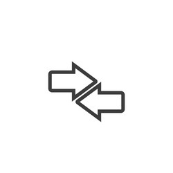 Arrow cursor transferring loading pointer icon vector
