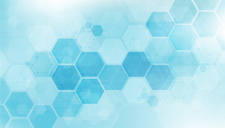 dna digital sequence code structure with glow vector image