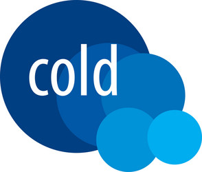 Logo cold Royalty Free Vector Image - VectorStock