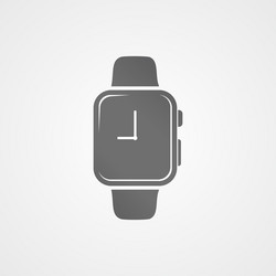 smart watch with application icon on screen vector image