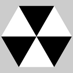 Triangle triangular abstract geometric pattern vector