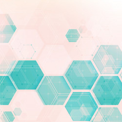dna digital sequence code structure with glow vector image