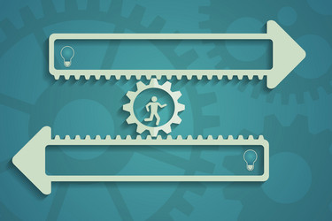 Complete the process Royalty Free Vector Image