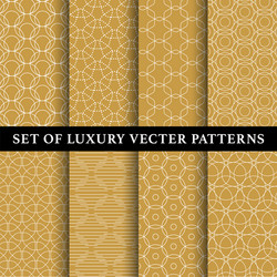Abstract Line Art Patterns vector image