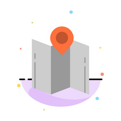 map direction location navigation pointer vector image