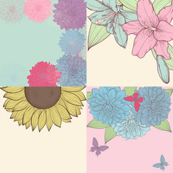 set background with space for text frame vector image