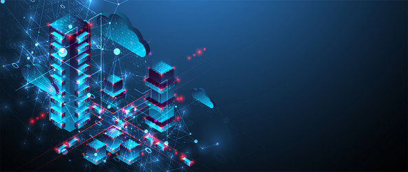 Datacenter security abstract concept Royalty Free Vector
