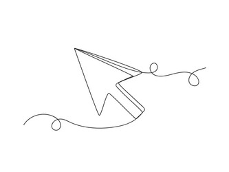 computer mouse click pointer cursor arrow vector image