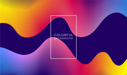 Dynamic Colorful Abstract Background vector image