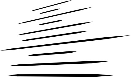 3d dynamic lines stripes element in perspective vector image