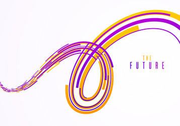 abstract lines background 3d dynamic motion vector image