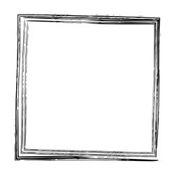 frame square icon element abstract outline border vector image