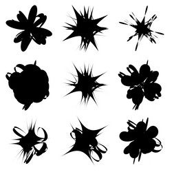 Abstract random geometric shape non figural vector