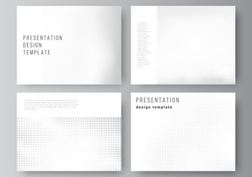 layout presentation slides design vector image