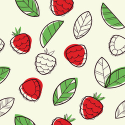 Raspberry Abstract Pattern vector image