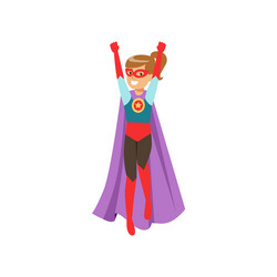 Superhero Girl Character vector