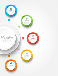 Circular Data & Process Elements vector