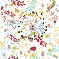 Beauty floral pattern Royalty Free Vector Image