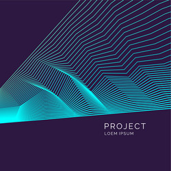 abstract background with dynamic lines vector image