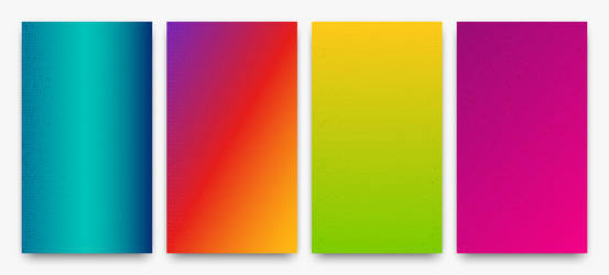 Abstract Gradient Square Backgrounds vector