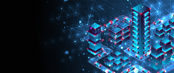 Big Data Abstract Database Concept vector image