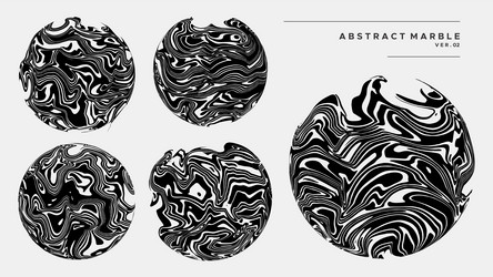 Detailed circle marble design template Royalty Free Vector
