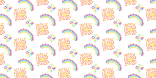 geometric pattern background with scandinavian vector image