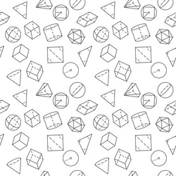 geometrical figures pattern with geometry vector image