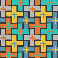 unique abstract random seamless pattern vector image
