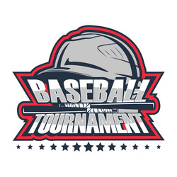 baseball badge design Vector Image
