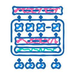 bert bidirectional encoder representations vector image