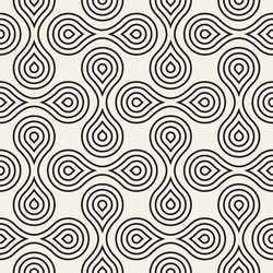 seamless pattern repeating geometric elements vector image