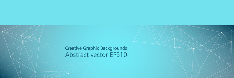 tech science innovation dots and lines connected vector image