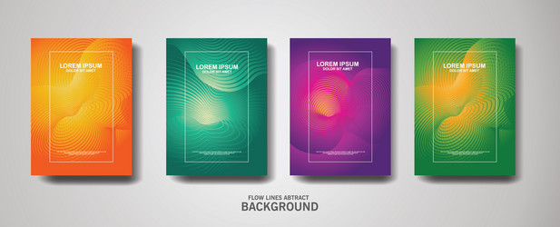 abstract flow lines pattern background vector