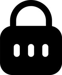 Digital lock Royalty Free Vector Image - VectorStock