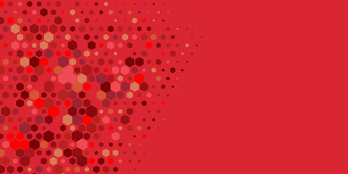 geometric multi size hexagon with color vector image
