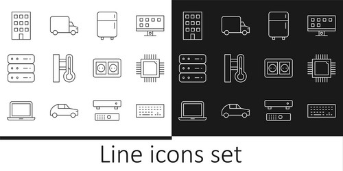 Set line keyboard processor with microcircuits vector