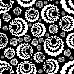 Zig Zag Seashell Pattern vector image