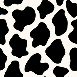 Cow Print Seamless Pattern vector image