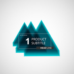 Abstract Triangle Pattern vector image